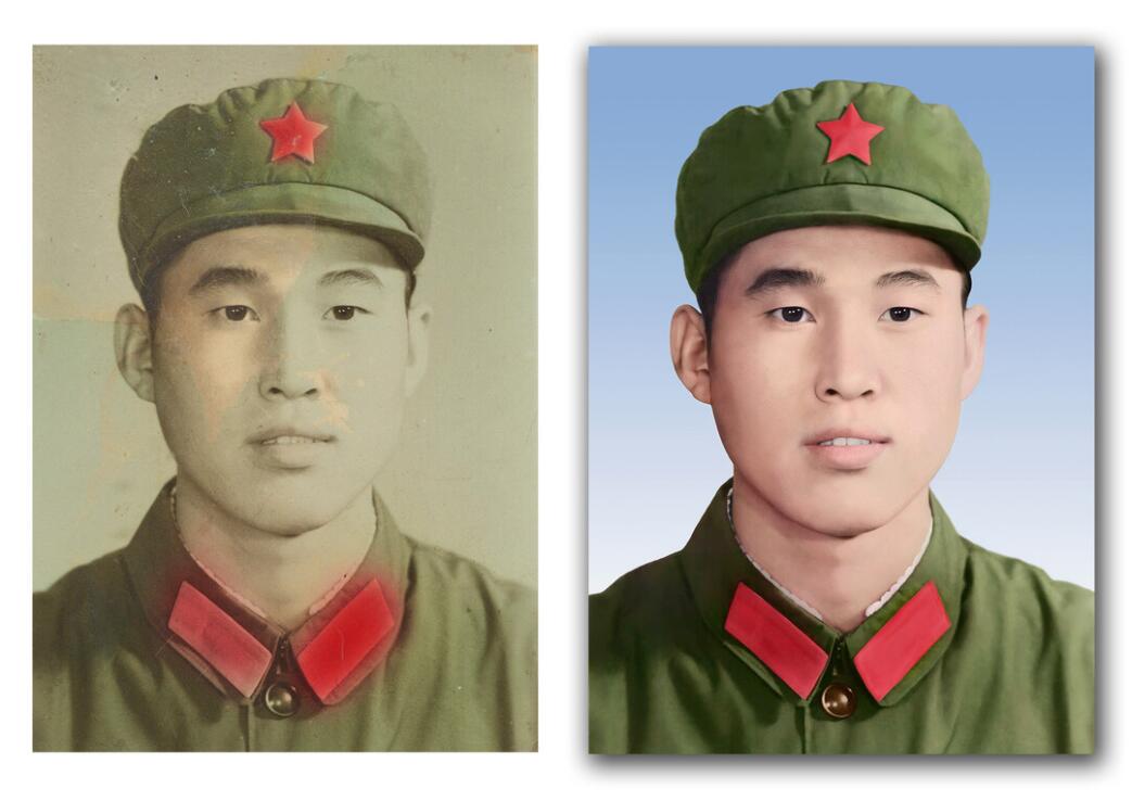 文殊镇破损照片修复-18